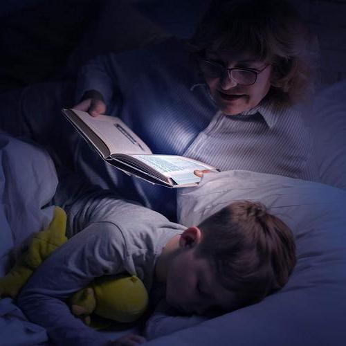 Lampa nocna do czytania z płaskim panelem Premium