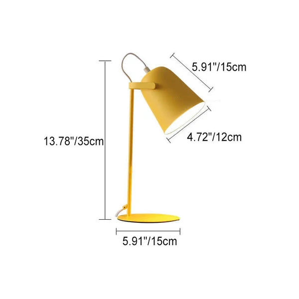 Nordycka Lampa Stołowa w Kształcie Kreatywnego Wiadra z Kolorami Makaronów
