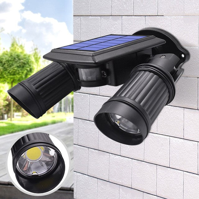 Super Jasne Zewnętrzne Lampy LED Solarne z Czujnikiem Ruchu