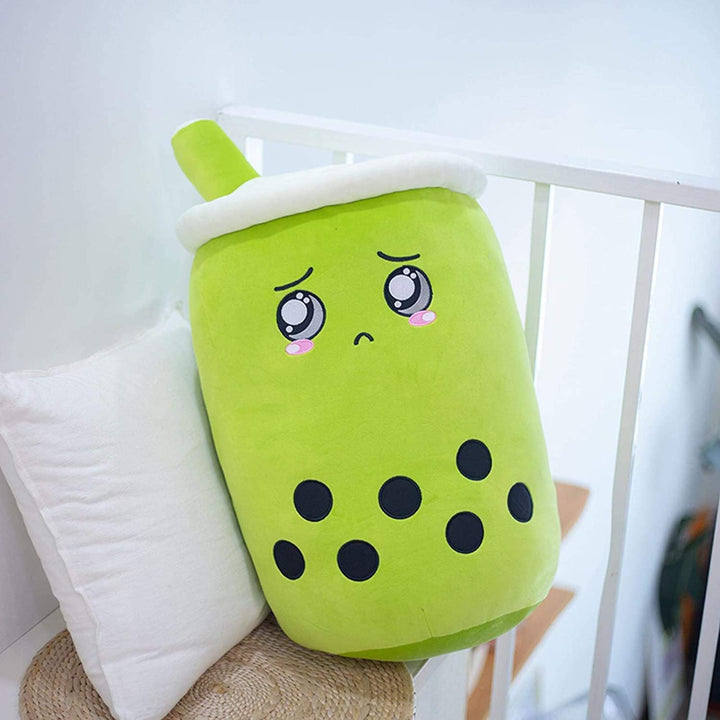 Pluszowy kubek bubble tea z buźką