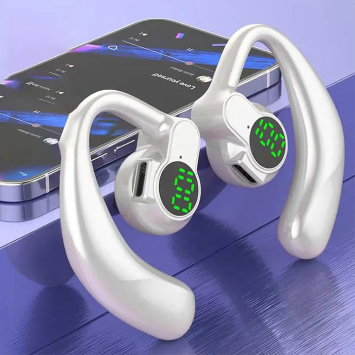 Bezprzewodowe słuchawki Bluetooth z redukcją hałasu na ucho