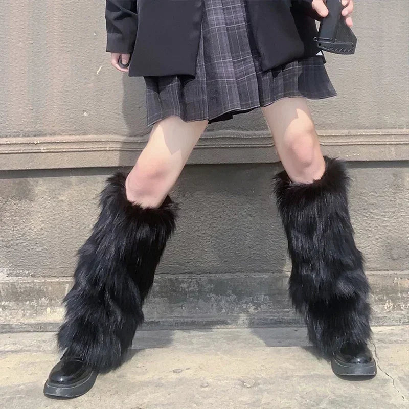 Zimowe Pokrowce na Buty z Futerkiem