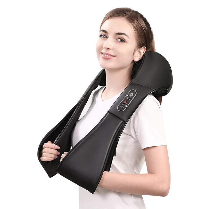 Podgrzewany masażer Shiatsu do szyi i ramion z głębokim uciskiem