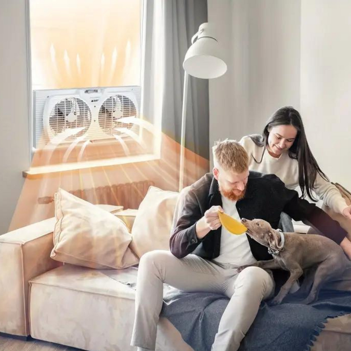 InstaBreeze Potężny System Wentylatorów Okiennych