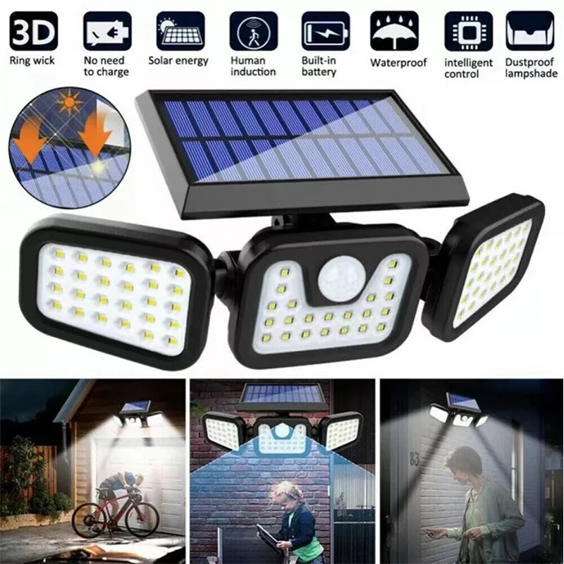 Czujnik Ruchu Lampa Solar dla Użytku Zewnętrznego