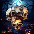 Zawieszana Czaszka Szkieletu Dekoracja Halloween