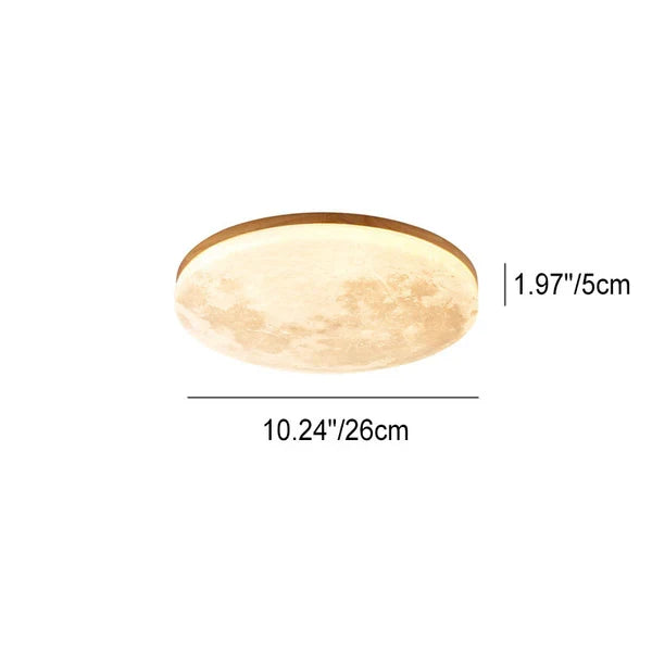 Nordycka Minimalistyczna Lampa Sufitowa LED Moon z Akrylu