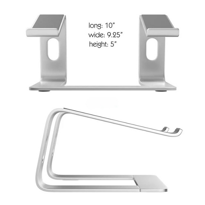 Aluminiowy pionowy stojak na laptopa