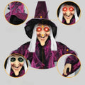 Wiedźma Halloween w Rozmiarze Żywych z Czerwonymi Oczami