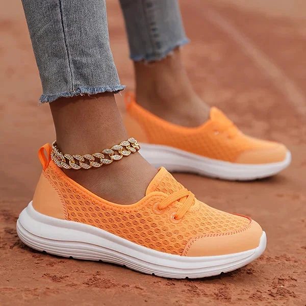 Damskie wygodne ortopedyczne buty z miękką podeszwą i siateczką