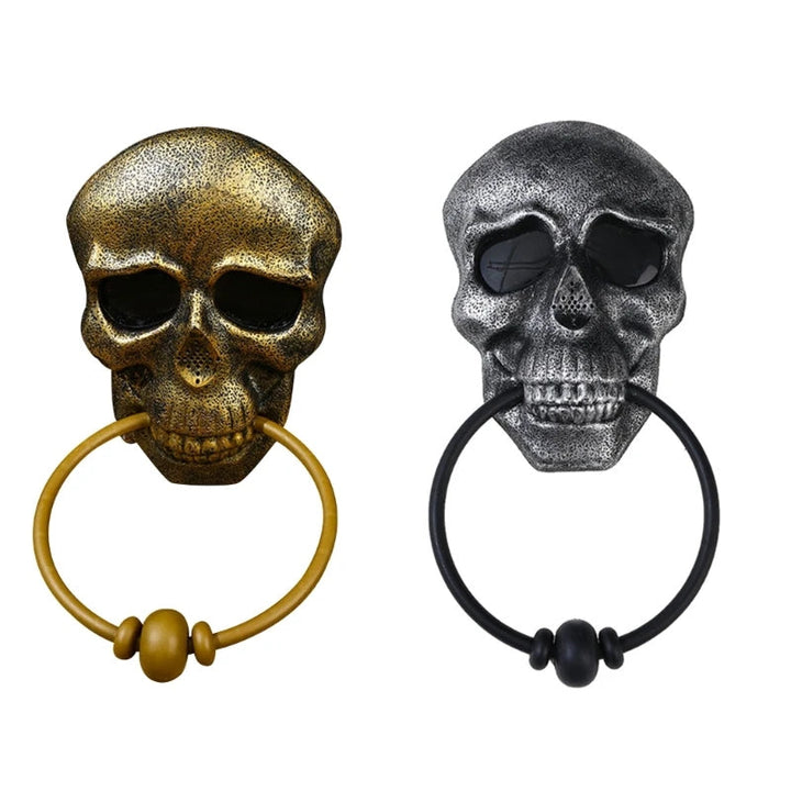 Dzwonek do drzwi w kształcie czaszki - Dekoracja Halloween
