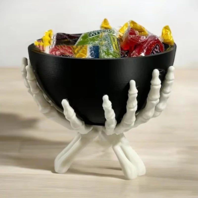 Gotyckie Ręce Szkieletu Miska na Słodycze na Halloween
