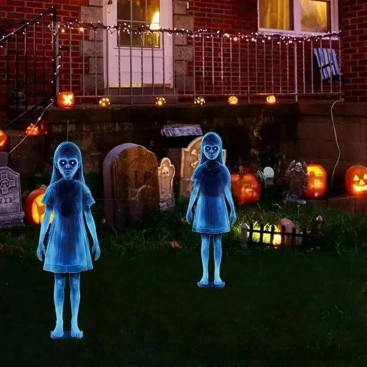 Podświetlane Duchy Dekoracja Halloween na Zewnątrz