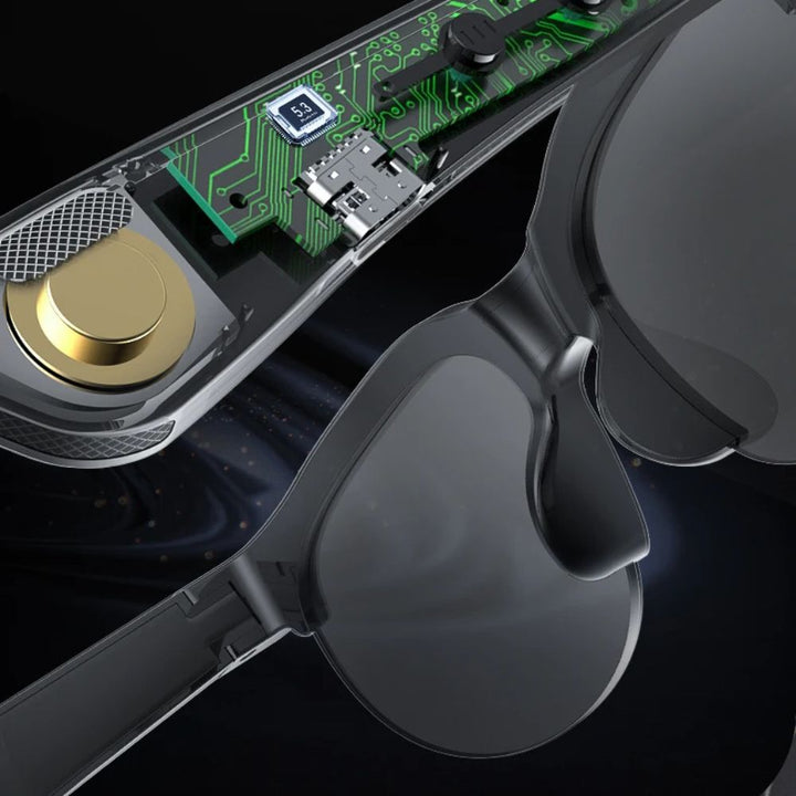 Inteligentne okulary słuchawkowe z tłumaczeniem językowym Bluetooth