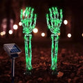 Halloweenowe Słoneczne Lampy w Kształcie Ręki Szkieletu
