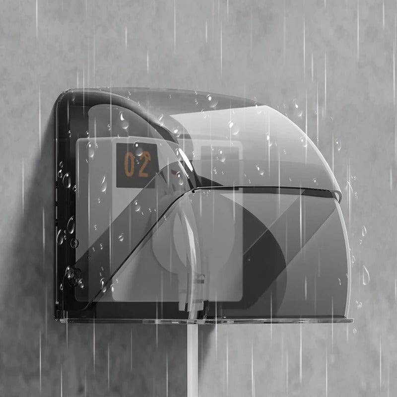 Pokrywa na zewnętrzne gniazdko elektryczne odporna na warunki atmosferyczne