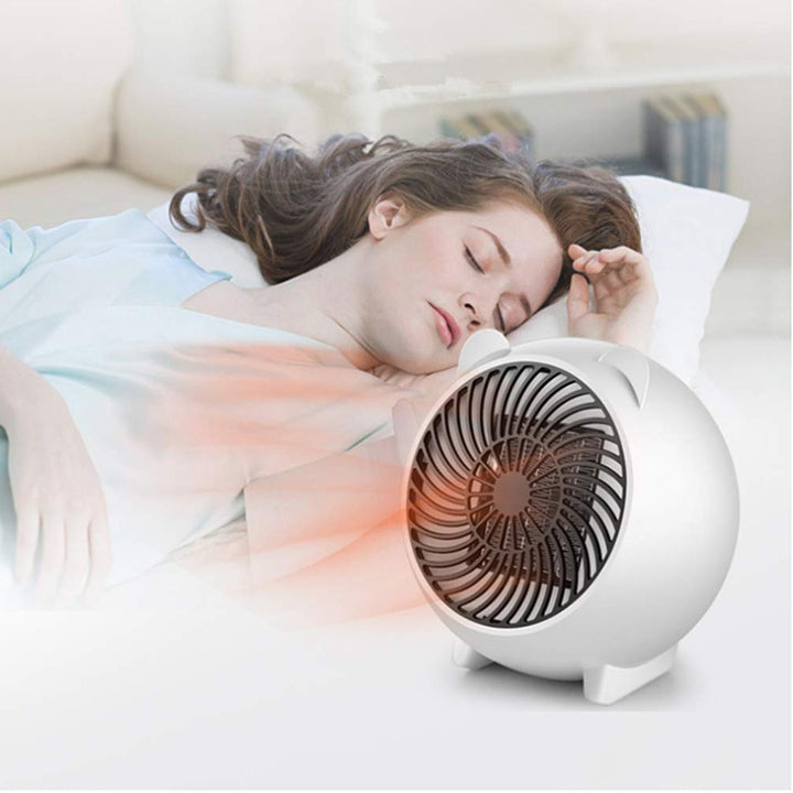 Przenośna mini farelka 250 W z automatycznym wyłączaniem