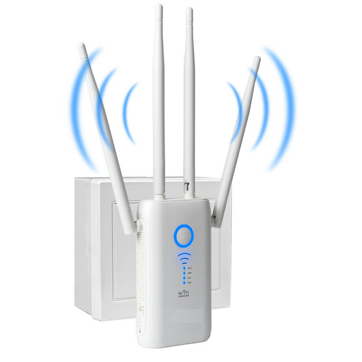 Bezprzewodowy Wtyczkowy Repeater Wifi Internetu Wzmacniacz Zasięgu