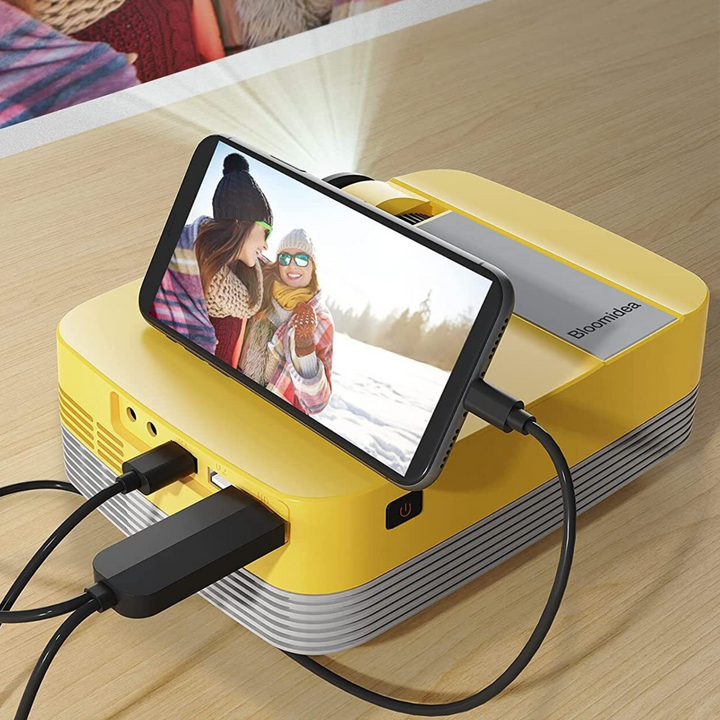 Przenośny HD Mini Smart USB Multi Device Mobilny Projektor Laptopowy