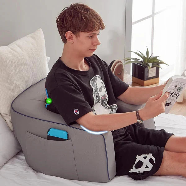 Poduszka do czytania z blatem na laptopa do łóżka