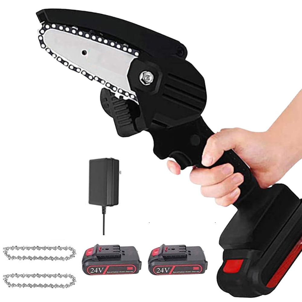 Ulepszona mini piła łańcuchowa 24V