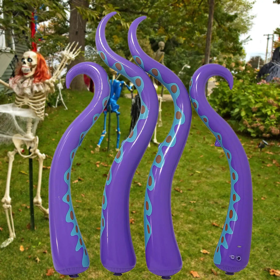 Gigantyczne Napełniane Powietrzem Macki Ośmiornicy Straszne Dekoracje Halloweenowe