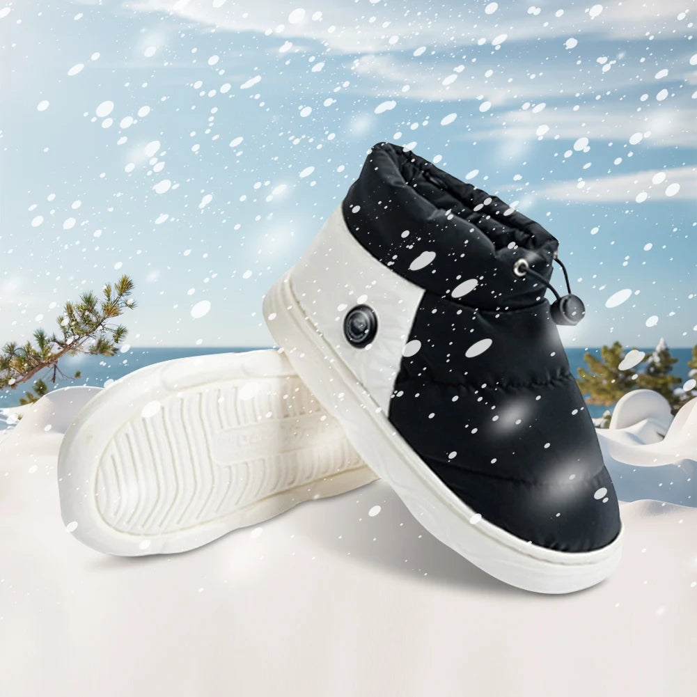 Podgrzewane buty z regulowanymi podgrzewaczami do stóp
