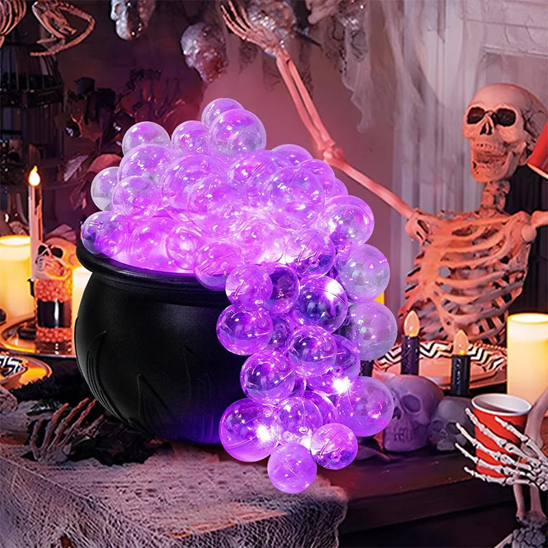 DIY Bąbelkujący Kociołek Czarownicy na Halloween do Użytku Wewnętrznego