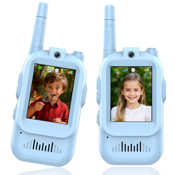 Dziecięce 2-pakowe wideo walkie-talkie