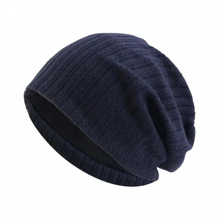 Czapka Beanie z Wzorem Pszenicy na Zimę