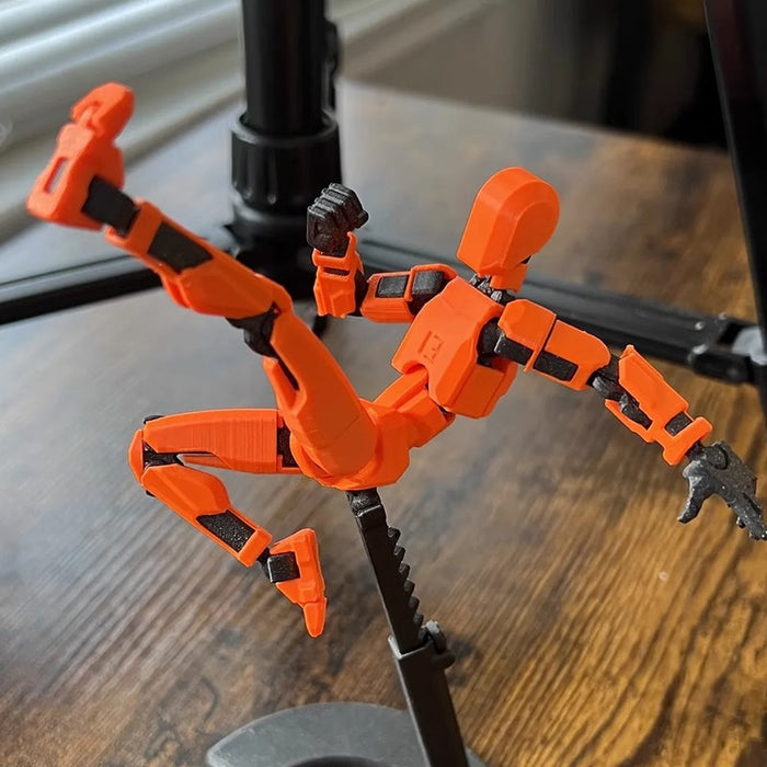 Domero Ruchoma figurka robota z druku 3D z akcesoriami