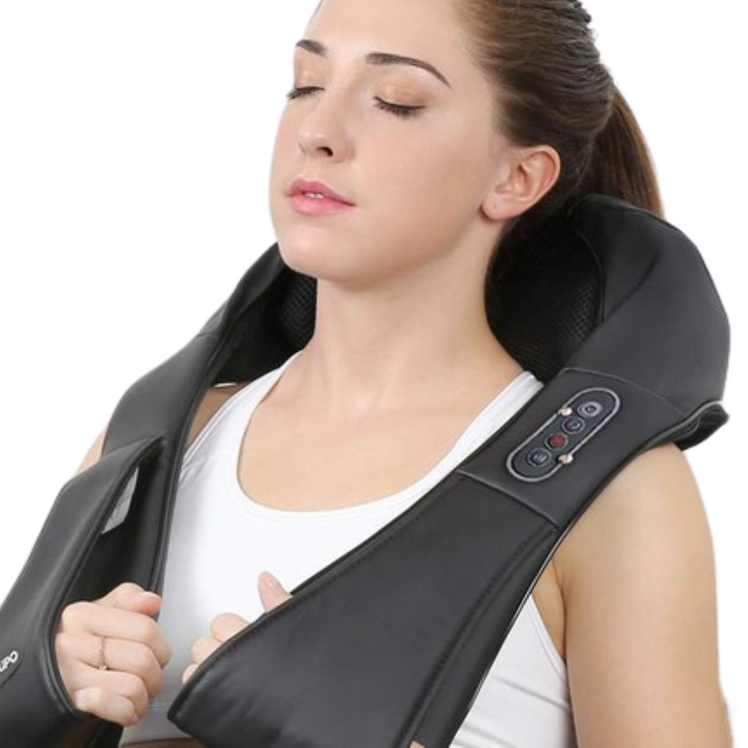 Podgrzewany masażer Shiatsu do szyi i ramion z głębokim uciskiem