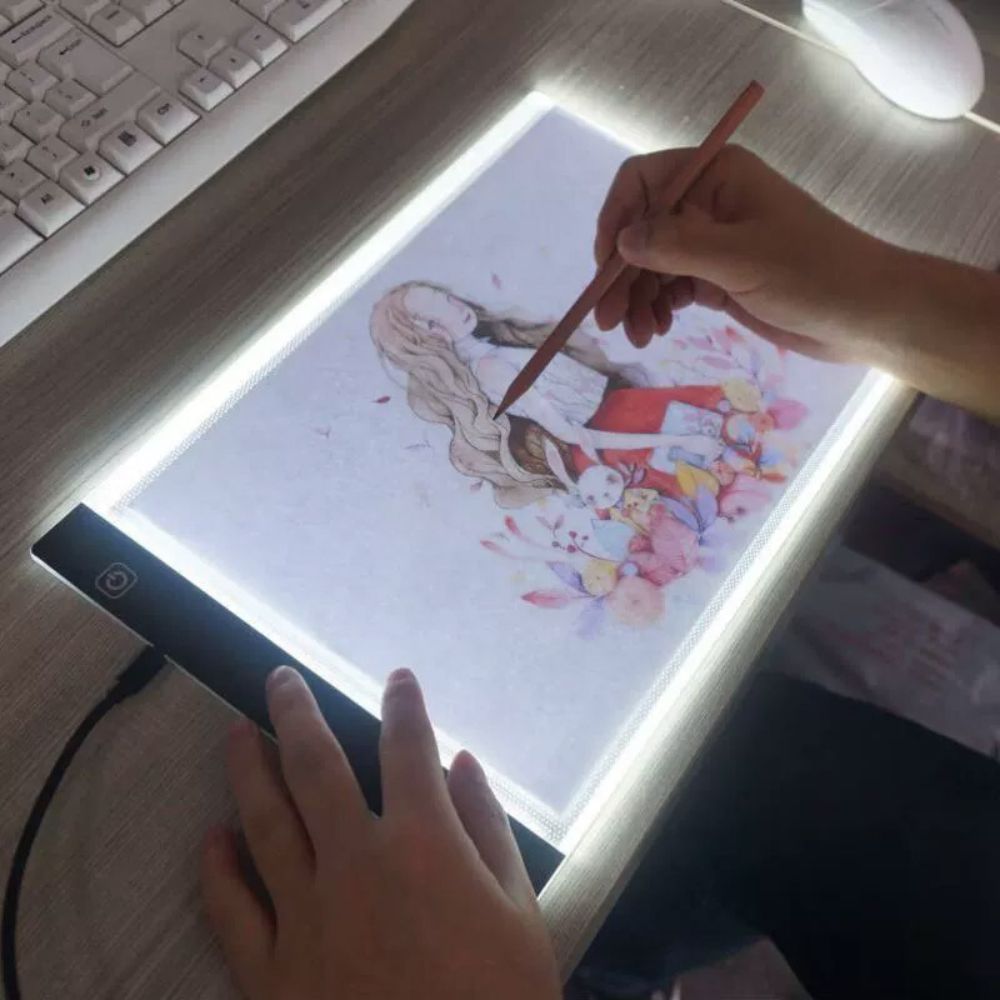 A4 A5 Ultra-Cienki Tablet LED do Rysowania do Śledzenia i Szkicowania