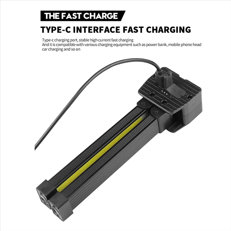Ładowana lampa robocza LED COB