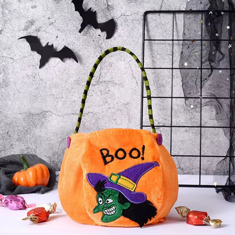 Torba na Halloween w kształcie dyni dla dzieci