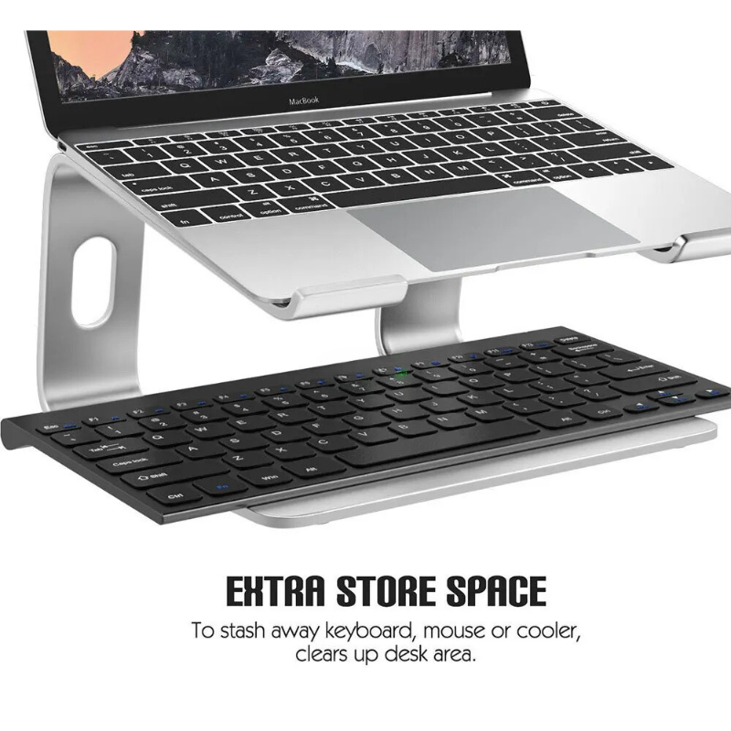 Aluminiowy pionowy stojak na laptopa