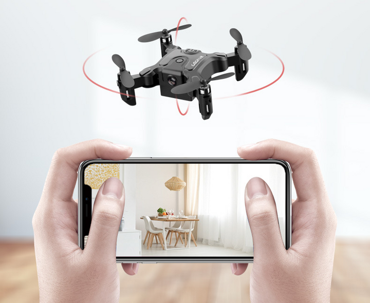 Dron składany mini z kamerą, 4K lub 720P, z pilotem, 10 minut lotu