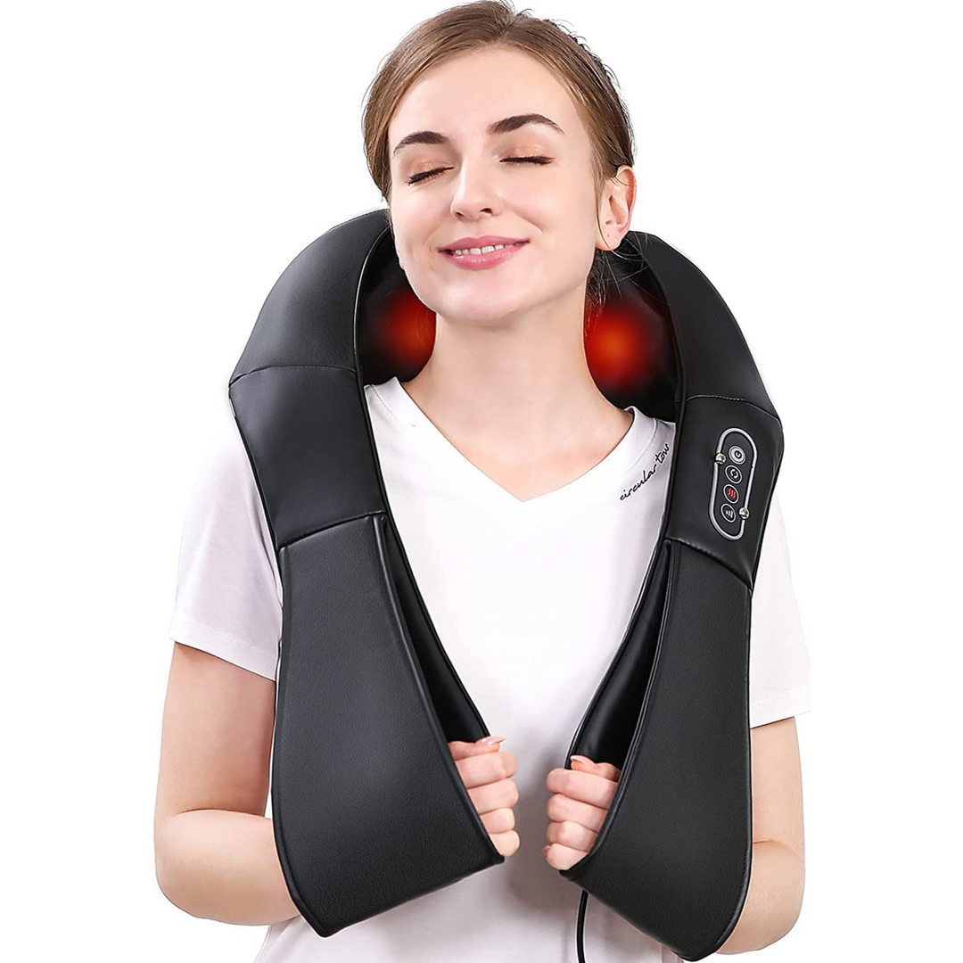 Podgrzewany masażer Shiatsu do szyi i ramion z głębokim uciskiem