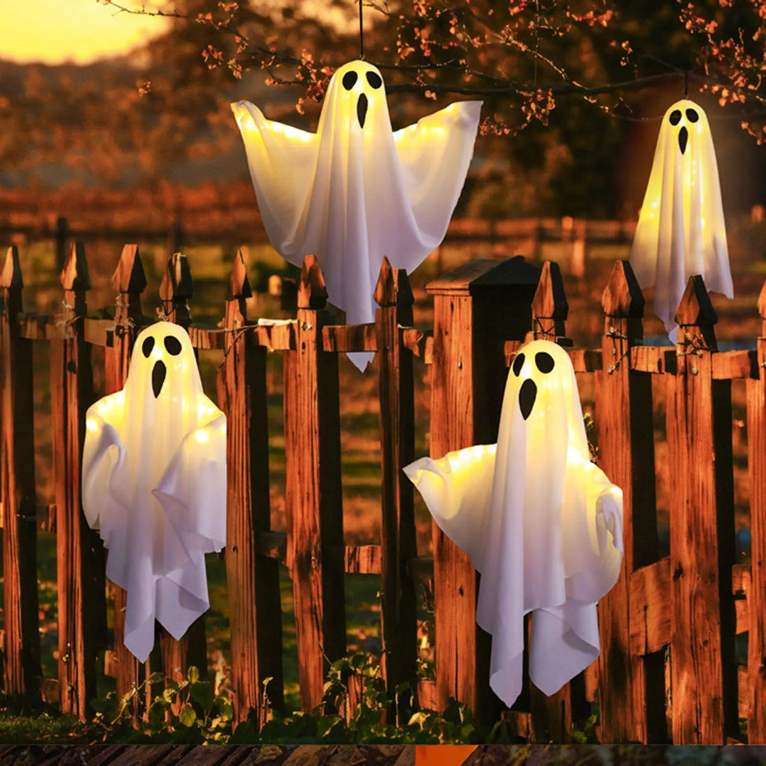 Zawieszana Dekoracja Duchów z Oświetleniem na Halloween