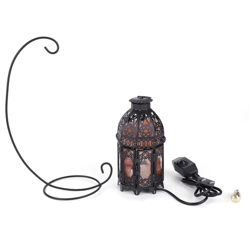 Lampa Stołowa z Soli Woskowej w Stylu Vintage