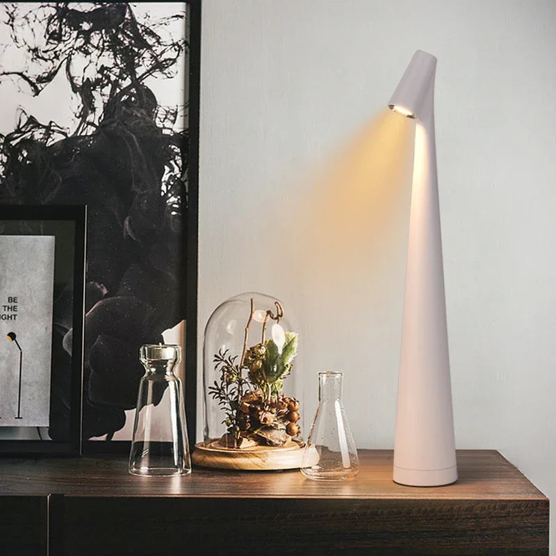 Lampa do czytania z dotykowym sterowaniem i trójkolorowym przyciemnianiem