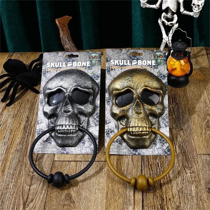 Dzwonek do drzwi w kształcie czaszki - Dekoracja Halloween