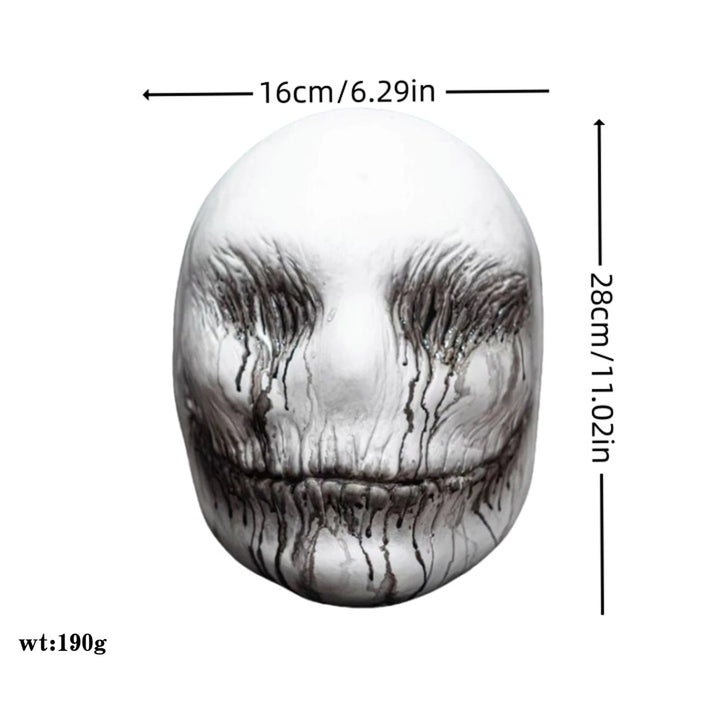 Realistyczna Maska Czaszki na Halloween - Przerażający Kostium Duchowy