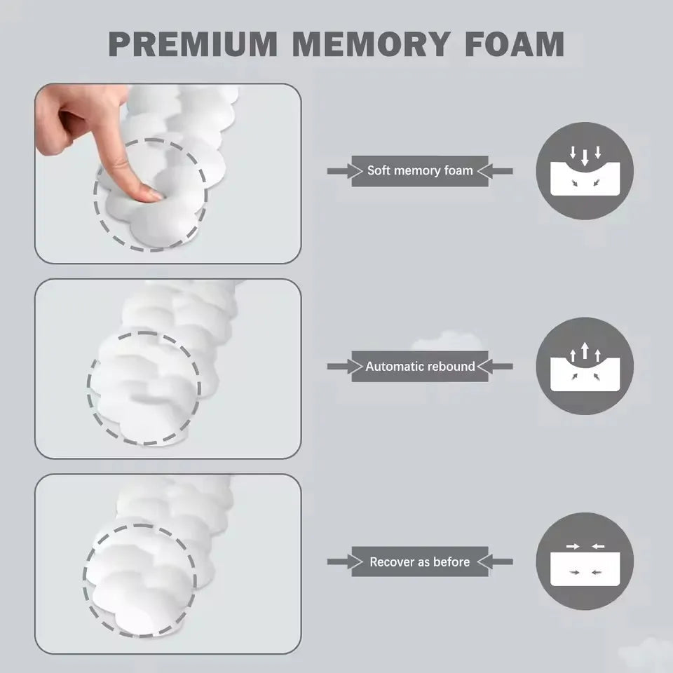 Podkładka pod nadgarstek z pianki memory foam