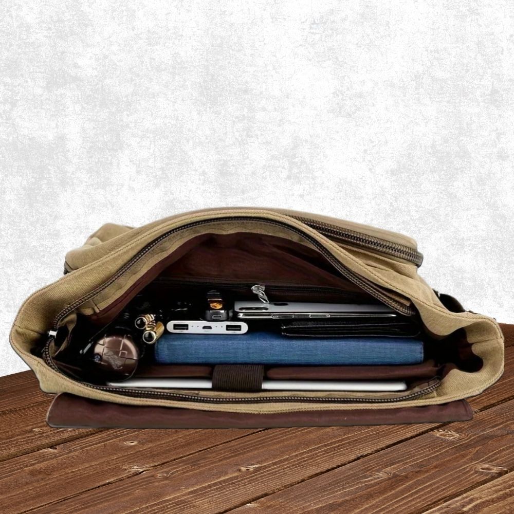 Męska Torba Canvas Listonoszka