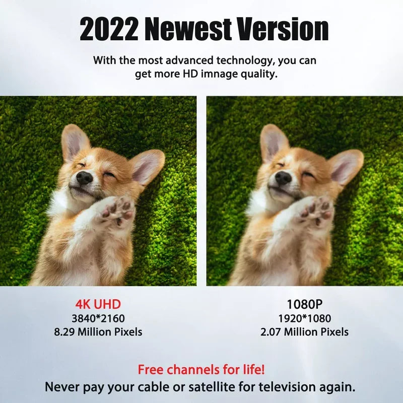 Antenna cyfrowa HDTV 4K o długim zasięgu wewnętrzna 600 mil