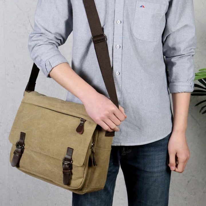 Męska Torba Canvas Listonoszka