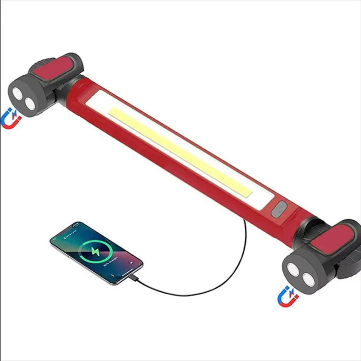 Ładowana lampa robocza LED z magnetyczną podstawą