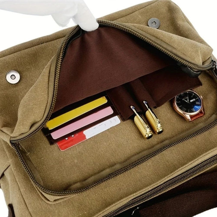 Męska Torba Canvas Listonoszka