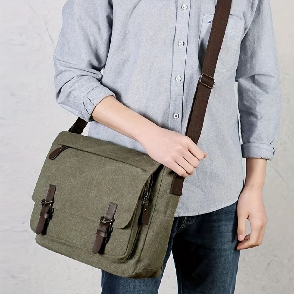 Męska Torba Canvas Listonoszka